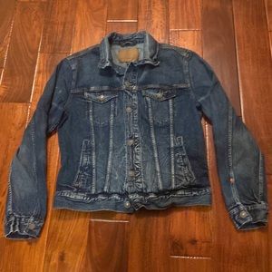 Mens American Eagle Denim Jean Jacket in Size M [EXCELLENT]